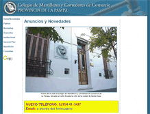 Tablet Screenshot of colegiomartilleros.com.ar